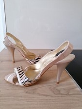 Sandalette von David Braun, Gr. 36, Farbe: beige (nude), "NEU"