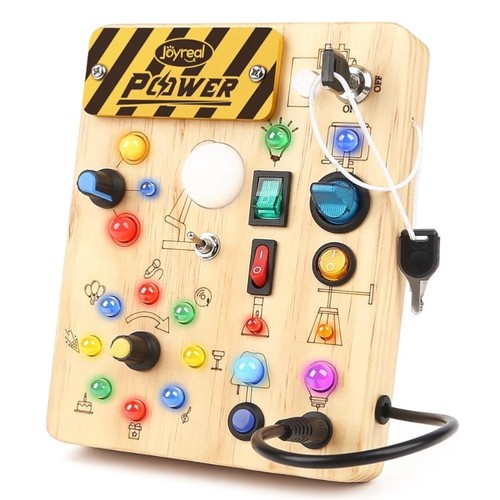 Wooden sensory busy board - sensory,