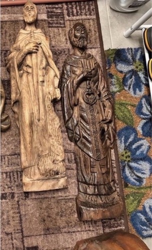 Apostel holzfigur petrus - apostel,, und