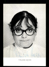 Trude Herr Autogrammkarte Original Signiert + F 13107