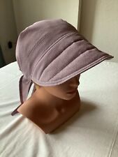 Damen Kopftuch Sonnenschild Windschutz brombeere handgenäht 70/105 Chemo neu