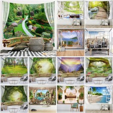 Große 3D Balkon Fenster