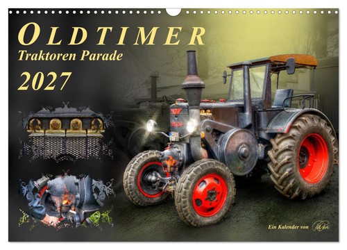Oldtimer traktoren parade - oldtimer,