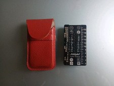 Addiphot Belichtungsmesser H.C. Lange alt Lederetui Bakelit Belichtungstabelle