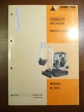 x 255 Yanmar B30 V  Ersatzteilliste parts list Ersatzteilbuch