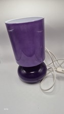 Tischleuchte /Lampe Pilz Glas Lila Lykta Ikea Hergestellt  Vintage Jahre ‘90