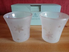 PartyLite - 2  Votivkerzenhalter "Winterzauber" Kerzenhalter Windlicht OVP