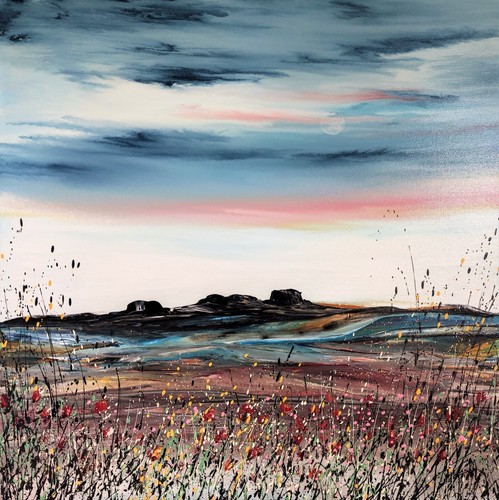 Abstrakte landschaft bild - abstrakte,