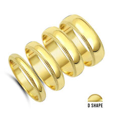  Ehering Band 9 kt Gelbgold