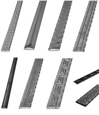  1m Länge Handlauf 40x6 mm Treppengeländer aus schmiedeeisen