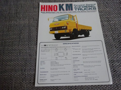 Hino 4x2 lkw truck prospekt - 4x2,