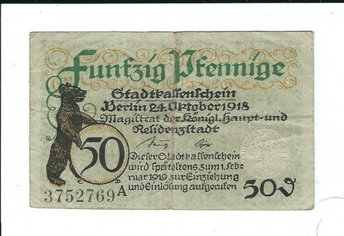 Notgeld berlin stadt - notgeld,