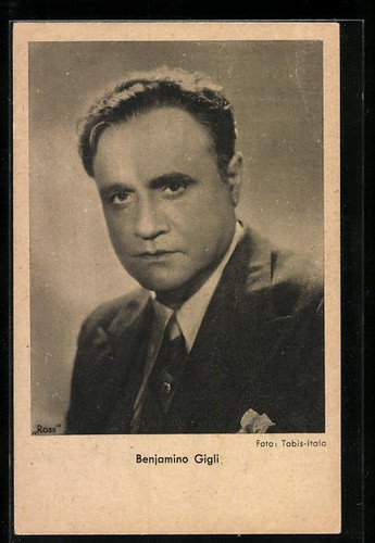 Opernsänger benjamino gigli - opernsänger,