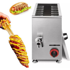 25L Käse Hotdog Stickmaschine 12 Stück Wurstbräter Corn Dog Fritteuse
