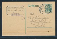 08025) Bahnpost Wernshausen - Zella - St.Blasii ZUG 841, GA 1911