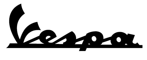 Vespa roller vinyl aufkleber - vinyl,