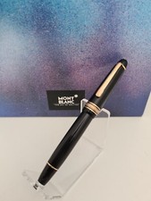 MONTBLANC MASTERPIECE Nr. 144 "B" Kolbenfüller 50er Zelluloid Teleskop Bi-Color