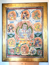 Thangka antikes Tibetische