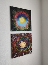 2-Teilige Leinwand Bild abstrakt