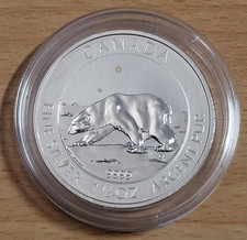 Polarbär Kanada 2013 * 1,5 oz  /  1,5 Unzen * Silber * Silbermünze