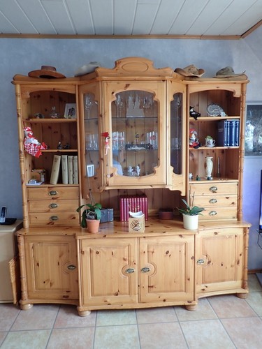 Wohnzimmerschrank mit vitrine - wohnzimmerschrank,
