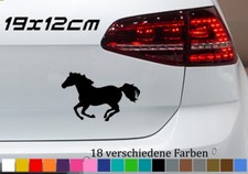 Pferde Aufkleber 19x12cm