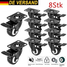 8X Schwerlastrollen Für