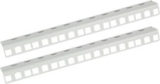 HMF 2x Rackschiene für Serverschrank 10 Zoll 6 HE  lichtgrau