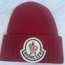 MONCLER Unisex-Wintermütze Neu,ohne Etikett Rot