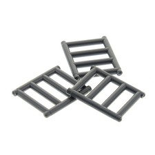 3x Lego Mesh Fence 1x4x3 New -