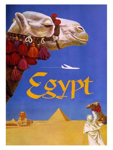 Kamel reiseposter vintage - kamel, |