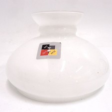 Petroleumlampenschirm 120 176 151 mm Glas weiß Vestaschirm Ersatzglas Öllampe