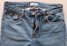 Damen Jeans Hose blau von Tally Weijl Gr. 36 Mid Waist straight sehr gut