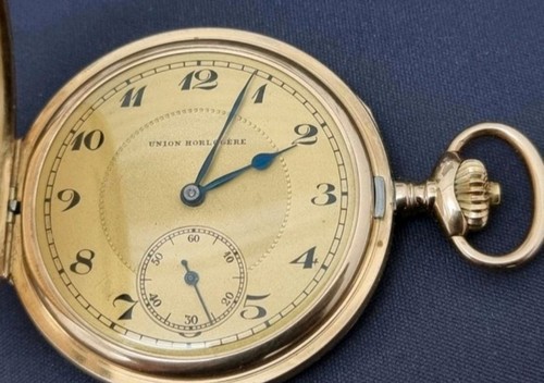 Taschenuhr gold 585er gelbgold - taschenuhr,