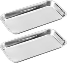 2 Stück Edelstahl Schale