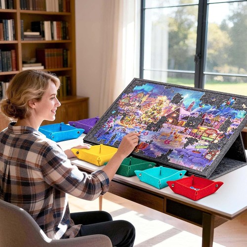 Puzzletisch puzzlebrett mit - puzzletisch,
