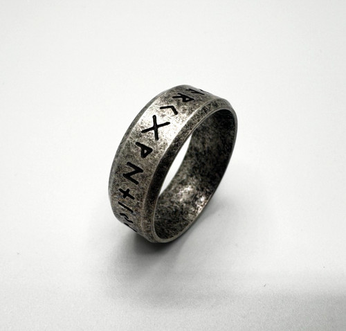 Wikinger runenring edelstahl - wikinger, runenring,