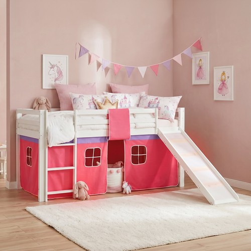 Hochbett 90x200 kinderbett mit - hochbett,