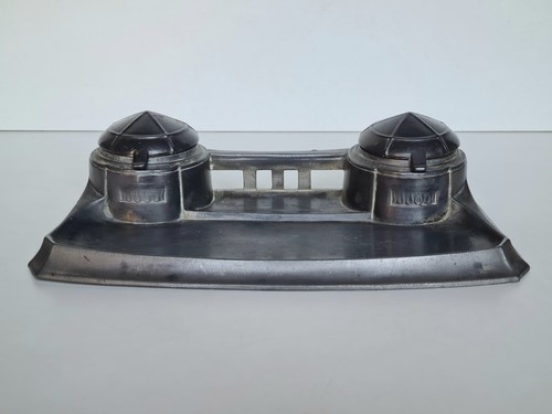 Antik tintenfass art deco - antik, aus