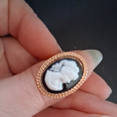 Jewerly ring mit ovaler - ring, kamee