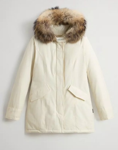 Woolrich parka winterjas wit - woolrich,