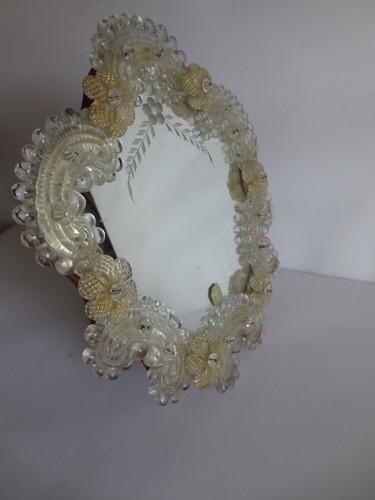 Antik murano glas spiegel - murano,