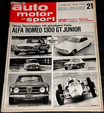 AMS 21/66 Rover 2000 TC,Alfa Romeo GT 1300 Junior,Mini Cooper S/ MGB GT,Formel V