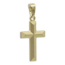 Kreuz Anhänger f Kette Silber