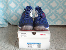 Herren Tennisschuhe Wilson Kaos Swift 2.0 Clay Court Blue/Whait/Neon Red Gr. 47
