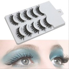 5 Paar-natürliche falsche Wimper Lange Makeup 3D Mink Lashes Wimpernverlängerung