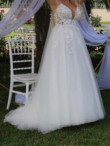 Brautkleid linie 38 - brautkleid,