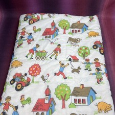 DDR Steppdecke Kinderdecke Bettdecke Kinder bunt Ostalgie