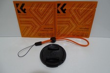 1 x K&F Concept Universal-Objektivdeckel 58mm + Halteband + 2 x Microfasertuch