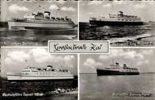 Ak Großenbrode Kai, Hochseefähre Deutschland, Kong Frederik IX,... - 4423812